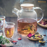 Wilmax England Teekanne, 1600 ml, Borosilikatglas, WL-888811/A